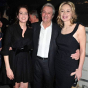 Alain Delon, lánya és Sharon Stone
