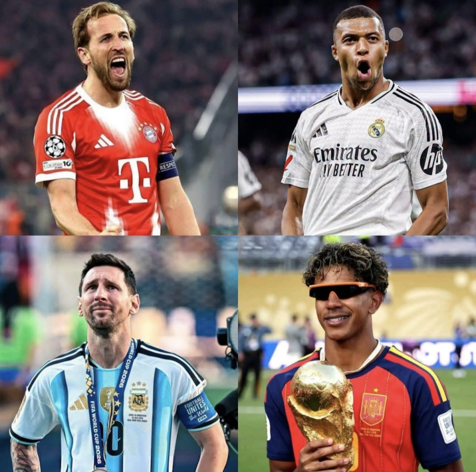 SZÁMOK, AMIK SZÁMÍTANAK AZ ARANYLABDA 2026-RA.A France Football közzétette a fő jelöltek adatait, és van egy adat, ami azonnal szemet szúr:🏴󠁧󠁢󠁥󠁮󠁧󠁿 Harry Kane: 73 gól🇫🇷 Kylian Mbappé: 58 gól🇳🇴 Erling Haaland: 58 gól🇦🇷 Lionel Messi: 45 gól + 30 gólpassz🇪🇸 Lamine Yamal: 25 gól + 20 gólpasszKane 15 GÓLLAL VERI Mbappé-t és Haalandot. Ez őrület. 🤯De az Aranylabdát nem pusztán gólok alapján nyeri meg az ember.🇫🇷 Mbappé a világbajnokság gólkirálya lett 10 góllal.🇪🇸 Lamine megnyerte a világbajnokságot Spanyolországgal és a LaLigát a Barcával.🇦🇷 Messi újra a jelöltek között van, a NEGYEDIK Aranylabdáját keresve? Várjunk, nem: a kilencediket!Nyolc már megvan neki. Senki sem közelíti meg a történelemben. 🐐Október 26-án, Londonban derül ki, mi számít többet: A GÓLOK, A CÍMEK… VAGY A LEGENDA.Ki viszi el az Aranylabda 2026-ot? 👀Jegyezzék meg: ez lehet az UTÓBBI ÉVTIZED LEGNYITOTTABB Aranylabdája.