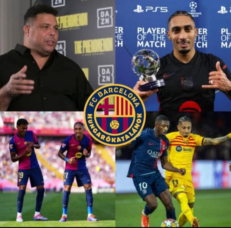 🎙️Ronaldo Nazario: "Raphinhát igazságtalanul kezeli a média? Én már átéltem ezt a forgatókönyvet! A sajtó imádja a drámát, a nagy neveket, de néha elfelejtik az igazi játékost, aki csendben dolgozik és mindent letarol a pályán! Raphinha? Ez a szörnyeteg jobban megérdemli az Aranylabdát, mint bárki ebben az évben! A számok magukért beszélnek: gólok, gólpasszok, cselezés, sebesség, intelligencia. Ez a srác mindenben felülmúlja Dembelét és Yamalt! De a média a konfliktusokkal van elfoglalva, mert imádják a kész történeteket. Tudok valamit az igazságtalanságról! Az én időmben Beckhamről és Giggsről beszéltek, de ki volt az, aki igazán felrobbantotta a stadionokat? Izgalmat kerestek, de az Aranylabdát a legerősebbnek, a legendanek adják, aki nem áll le. És most Raphinha ez a játékos! Dembelé? Nagy tehetség, de instabil. Yamal? Csodálatos jövő áll előtte, de az Aranylabda nem a potenciálról szól, hanem az eredményekről. És Raphinha minden nap eredményeket ér el! Beszéljenek, akiről akarnak, de az igazság egyértelmű: Raphinha a király ebben a szezonban, és ha az Aranylabdát a legjobb játékos kapja, ő az egyetlen, aki megérdemli!