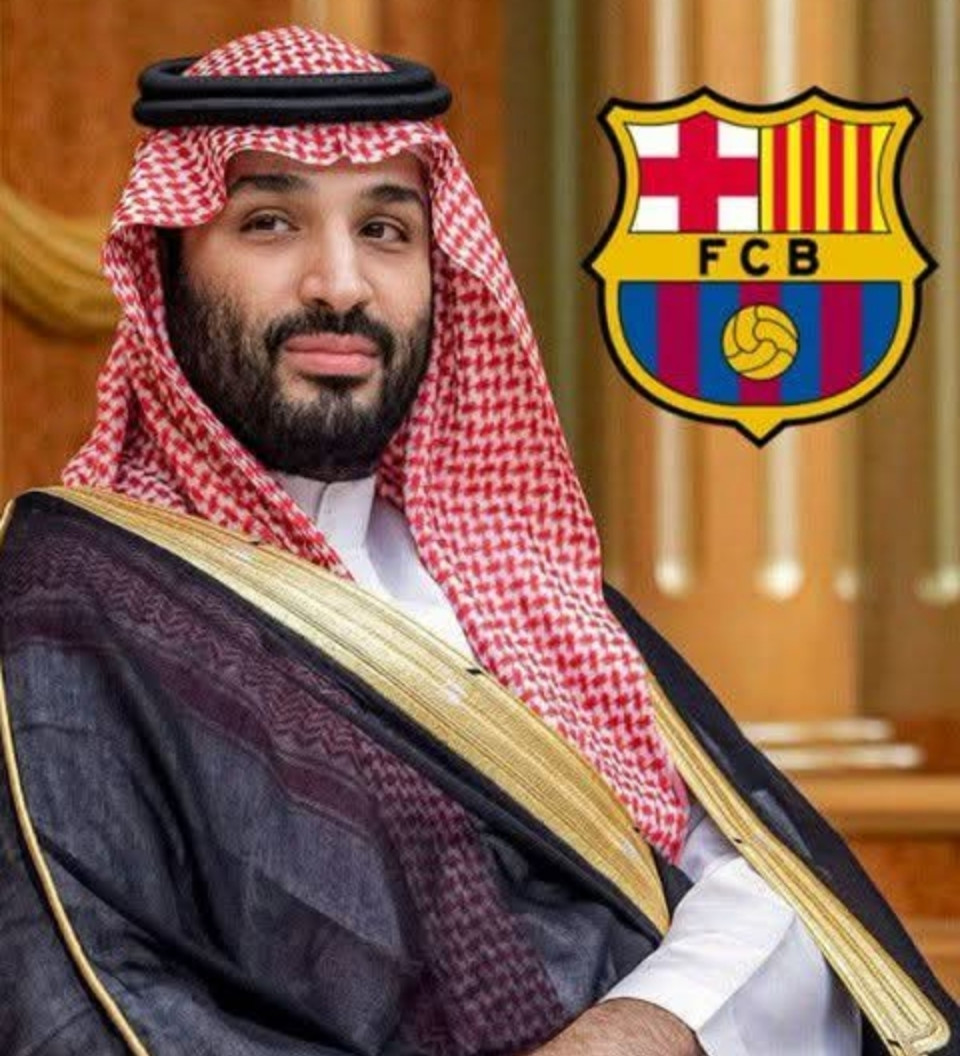 Mohammed bin Szalmán szaúdi koronaherceg történelmi jelentőségű, 10 MILLIÁRD eurós ajánlatot készít elő a Barcelona teljes felvásárlására! 🇸🇦🤯Ez az összeg azonnal eltörölné a Barça hatalmas, becslések szerint 2,5 milliárd euróra becsült adósságát. 💰✅