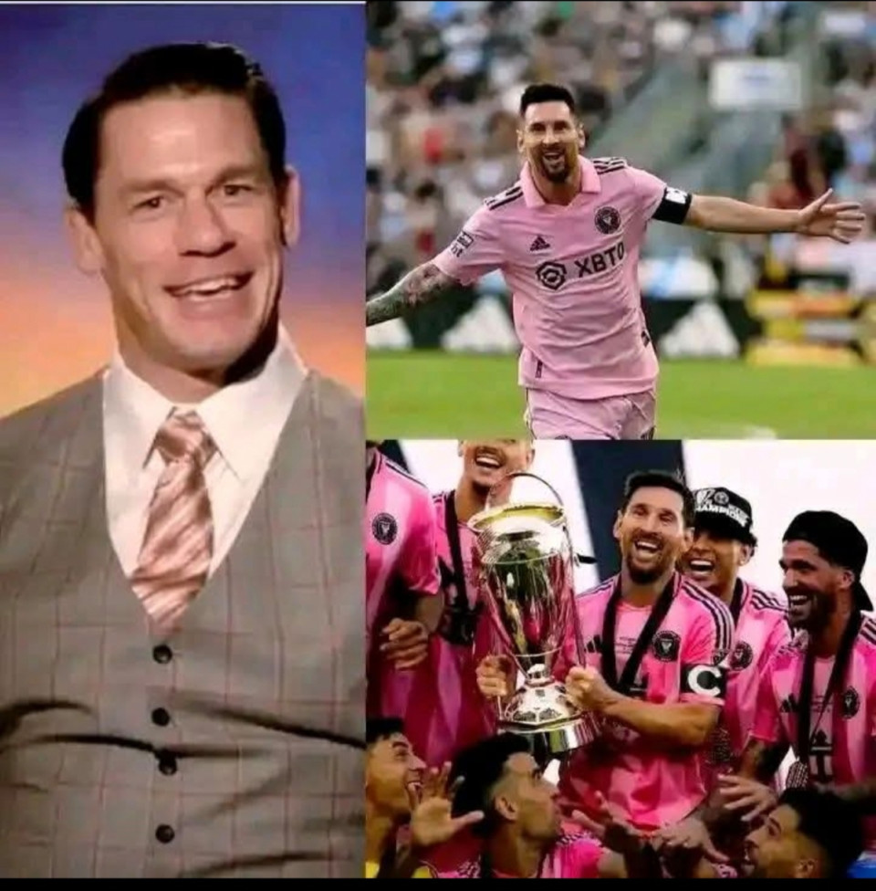 🚨John Cena (birkózó és színész) 🗣️"A kosárlabda és a birkózás volt a legnépszerűbb sport Amerikában, de Messi érkezésével megváltoztak a dolgok. „A statisztikák szerint a futball lett a legnézettebb sport. Nincs olyan játékos, akinek ilyen hatása lenne, mint ez az ember. A rajongója vagyok, és nem hiszem, hogy bárki is ne kedvelné őt. » ❤️✨👑 🐐