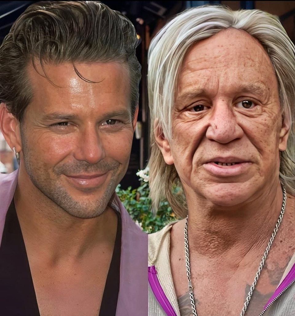 Mickey Rourke, régen és most