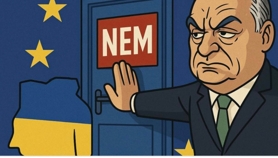 Tarjányi Péter írása<br />Trump kemény kérdést tett fel Orbánnak: miért akadályozza Ukrajna európai integrációját?<br /><br />Európa nem háborút akar. Éppen ellenkezőleg: békét.<br />De béke nem születhet abból, ha hátat fordítunk Ukrajnának. Nem lehet abból, ha kívül tartjuk, hanem csak abból, ha bevonjuk – politikai és gazdasági közösségbe: az európai családba.<br /><br />És fontos a különbség: nem NATO-tagságról van szó. Nem katonai szövetségbe hívják Ukrajnát, hanem az Európai Unióba. Ez nem tankokat és katonákat jelent, hanem piacot, forrásokat, újjáépítést, jogállami garanciákat és egy közösséget, ahol egy ország többé nincs egyedül.<br /><br />DE!!!! <br /><br />Van az EU szerződésének is egy 42(7) cikkelye amely kimondja: ha egy tagállamot fegyveres támadás ér, a többiek kötelesek segítséget nyújtani. Nem ugyanaz, mint a NATO ötödik cikkelye, de politikai és katonai garancia világos üzenet Moszkvának, hogy egy EU-tag elleni támadás az egész közösség ügye. Ezért beszélek arról, hogy az EU képes védeni Kijevet ha kell…<br /><br />Igaz: Ukrajna felvétele gazdaságilag rendkívül nehéz lenne. Egy háború sújtotta, romokban lévő ország újjáépítése évekig óriási terhet róna ránk. Ez tény.<br />De az is tény, hogy ha nem segítjük előre, Oroszország rántja vissza. És abból nem béke lesz, hanem újabb háború.<br /><br />Orbán Viktor erre egyértelmű nemet mondott. Nem feltételekkel, nem halogatva, hanem világosan: nem. És ezt a döntést idehaza is politikai üzenetté emelte. A „Voks 2025” szavazáson – a kormány szerint – több mint 2,2 millió ember vett részt, és a válaszadók 95 százaléka elutasította Ukrajna EU-tagságát.<br /><br />Csakhogy ezt a számot nem lehet függetlenül ellenőrizni. Ellenzéki becslések szerint legfeljebb hatszázezer ember voksolt, és több független felmérés azt mutatja: a társadalom nem ennyire egyoldalú. <br />A 95 százalékos „nem” inkább politikai narratíva, mint valóságos társadalmi konszenzus…<br /><br />Meg kell értenünk a béke nem a tagadásból születik.<br />A béke döntésből születik abból, hogy vállaljuk a nehézségeket, mert tudjuk: a másik oldalon szabadság vagy orosz befolyás, jövő vagy ismétlődő háború a tét.