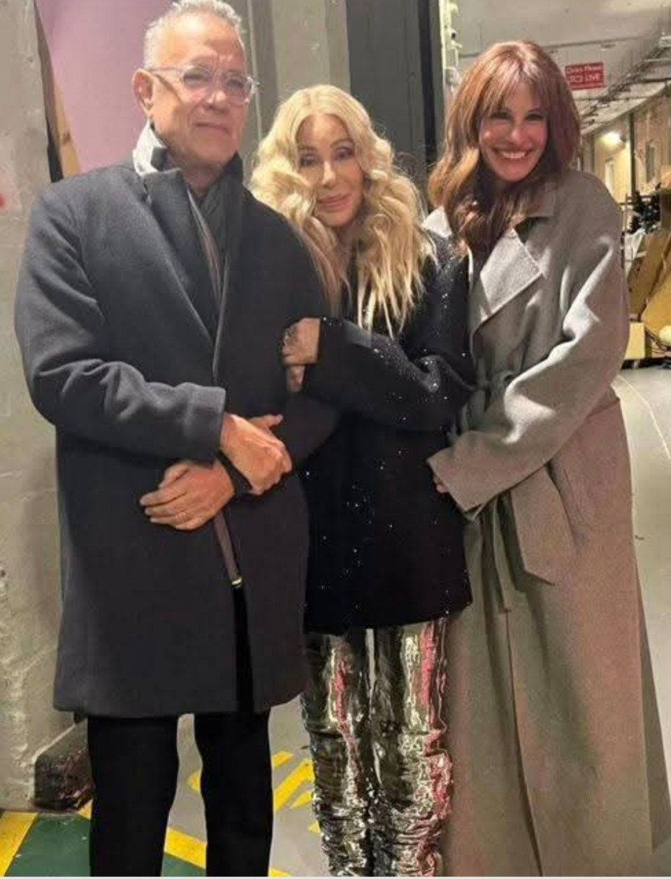 Tom Hanks, Cher és Julia Roberts Londonban.