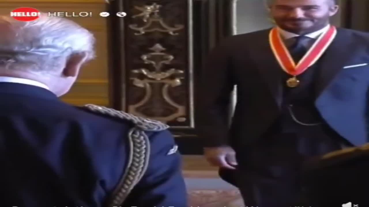 Sir David Beckham! 👑