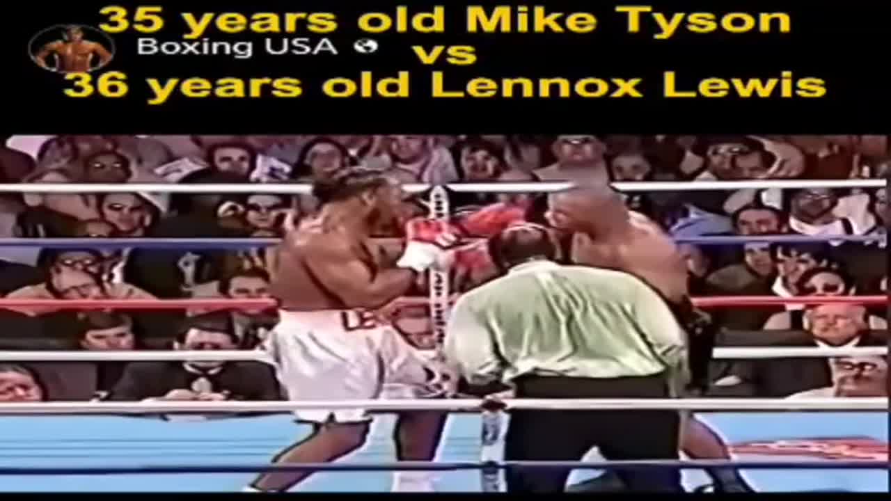 Tyson-Lennox Lewis🥊💪