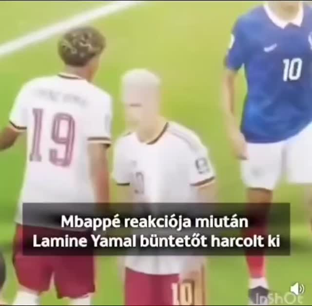 Mbappe reakciója... 