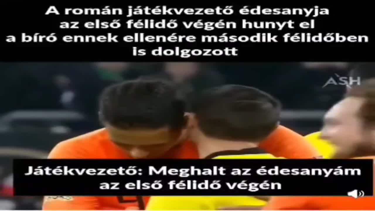 Amikor Van Dijk vigasztalta a játékvezetőt.