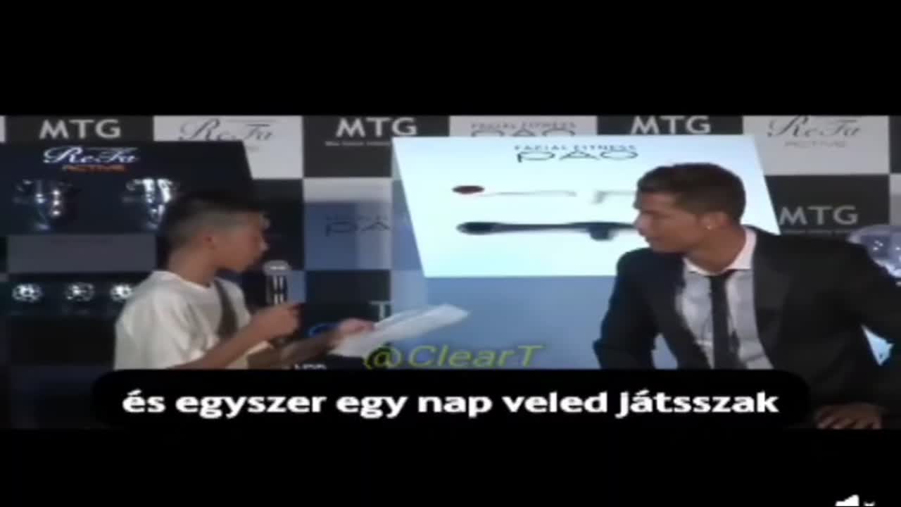 Ronaldo és a japán kisfiú🧒⚽